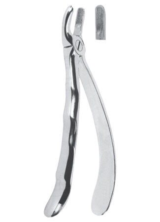 Extracting Forceps With Anatomically Shapad Handl 